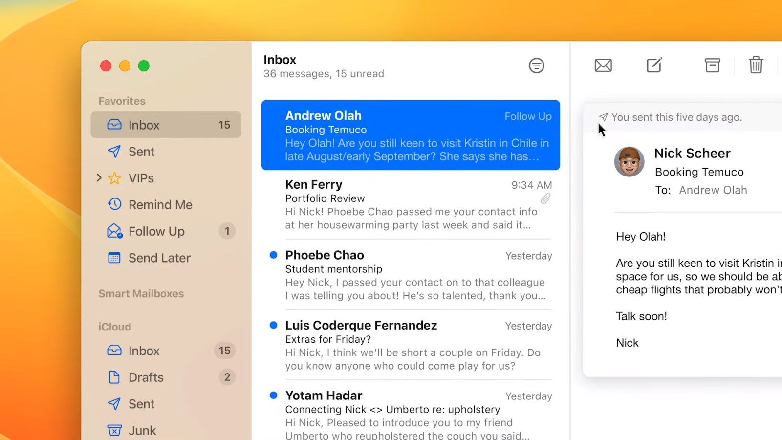 苹果为Apple Mail“补课”：将支持撤消已发送的邮件