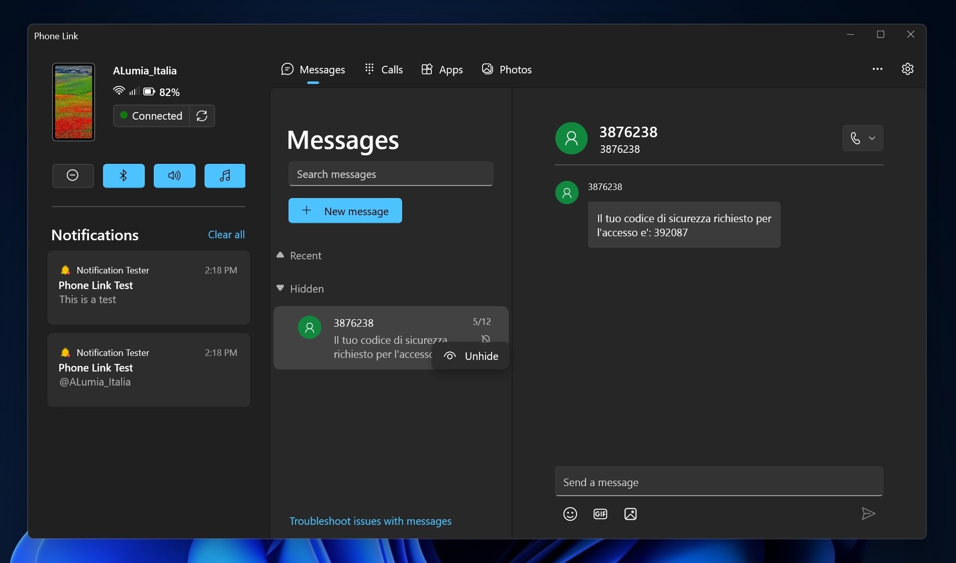 Phone Link（原微软Your Phone）将支持短信搜索等功能