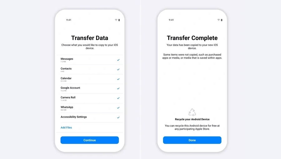 “Move to iOS”应用新功能：把WhatsApp从安卓手机搬到iPhone