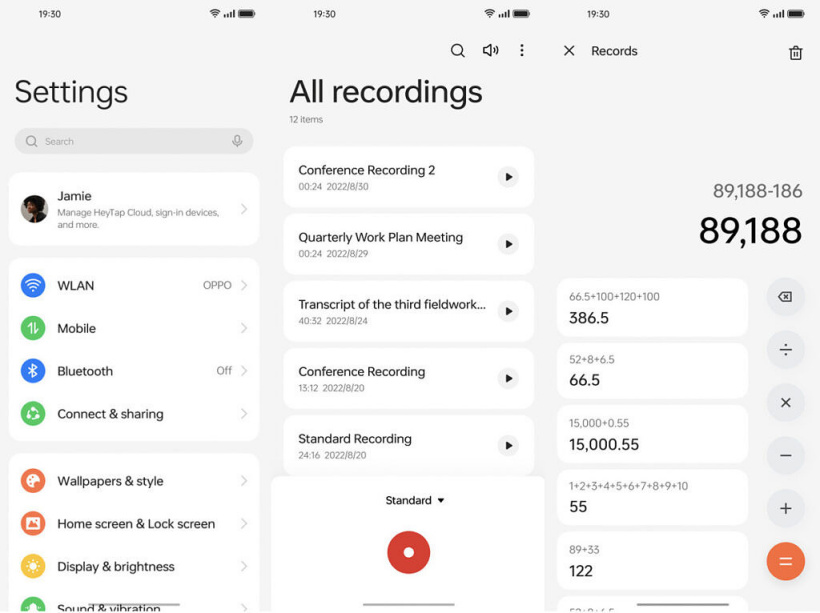 OPPO面向海外发布ColorOS 13：水生设计风格，支持多屏连接