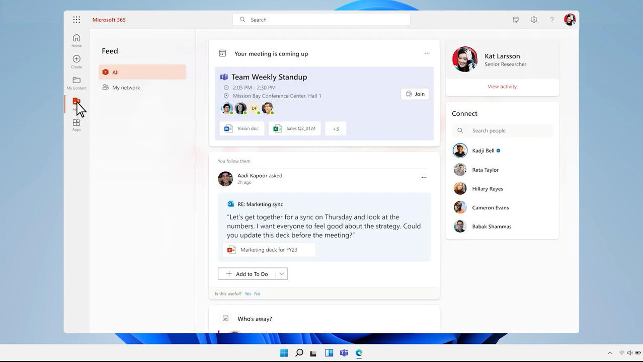 [图] 微软首次展示Microsoft 365 应用外观：将成管理各类文档的中心