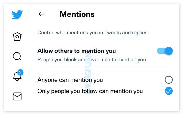 别打扰我：Twitter将允许用户灵活设置“被提及”（被@）功能