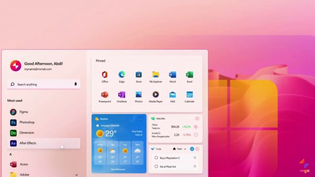 [组图] 独立设计师分享Windows 23概念设计