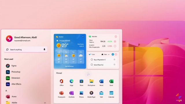 [组图] 独立设计师分享Windows 23概念设计