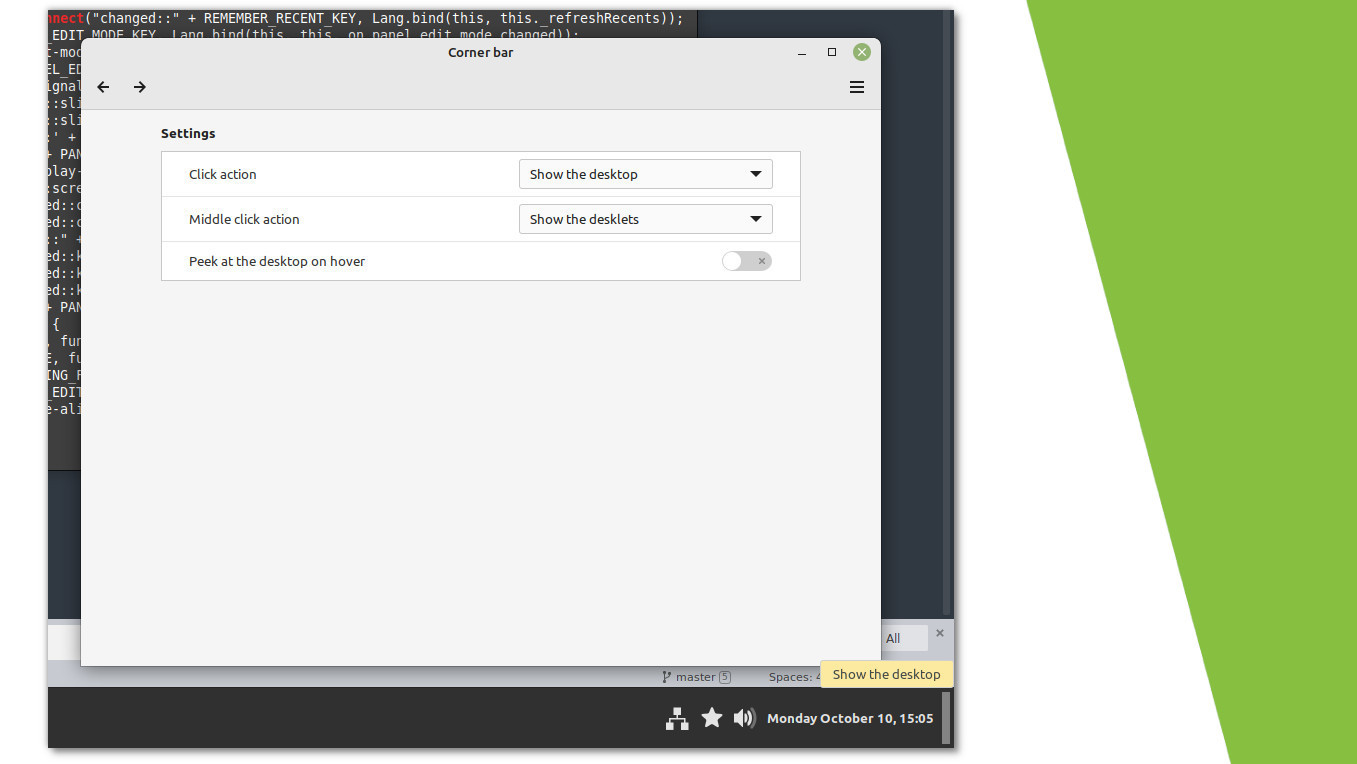 Linux发行版Linux Mint新增类似Windows的「显示桌面」功能