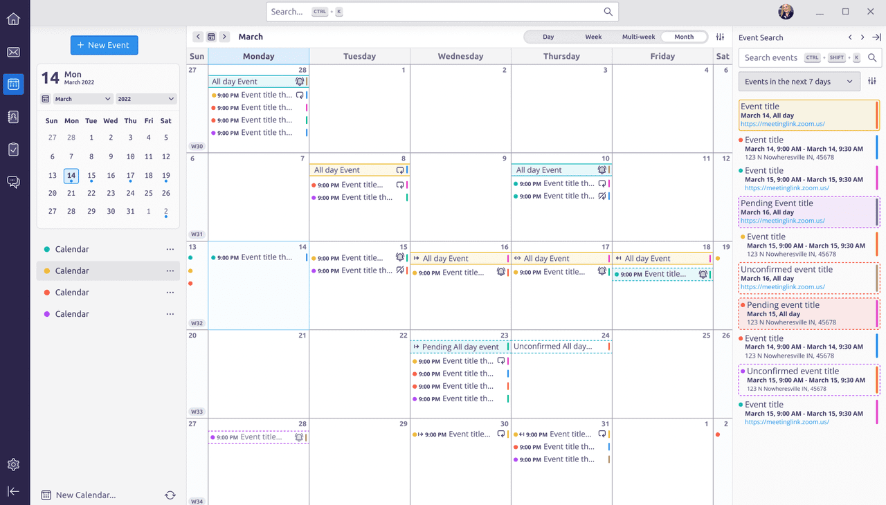 开源邮件客户端Thunderbird内置日历将大改版：可折叠特定的日期