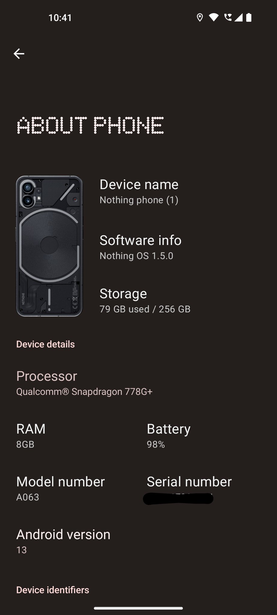 Nothing Phone 1手机即将迎来Android 13 Beta公测