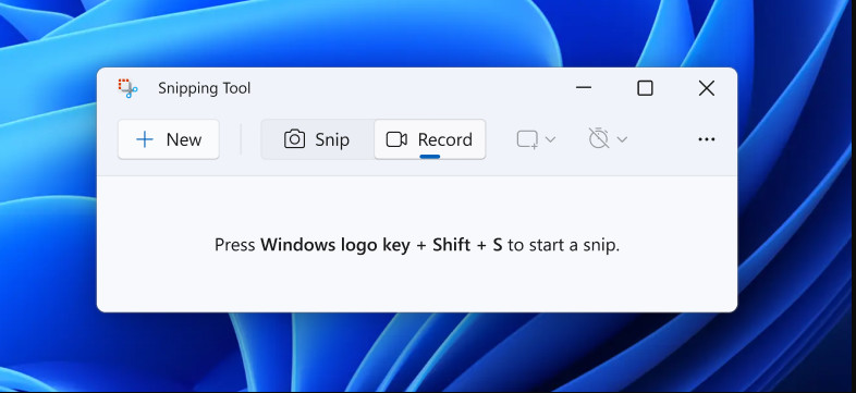 Windows 11终于迎来第一方屏幕录制工具