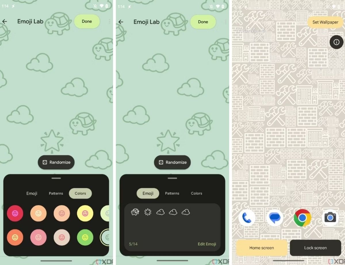 Android 14支持创建表情符号壁纸