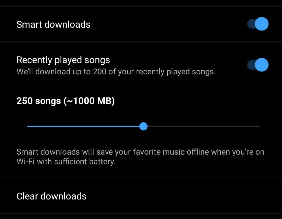 YouTube Music安卓版支持自动下载最近播放的歌曲