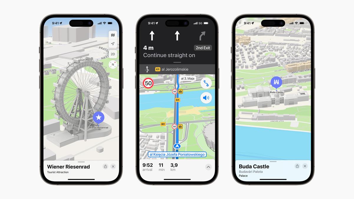 苹果在6 个国家推出全新重构的Apple Maps应用程序