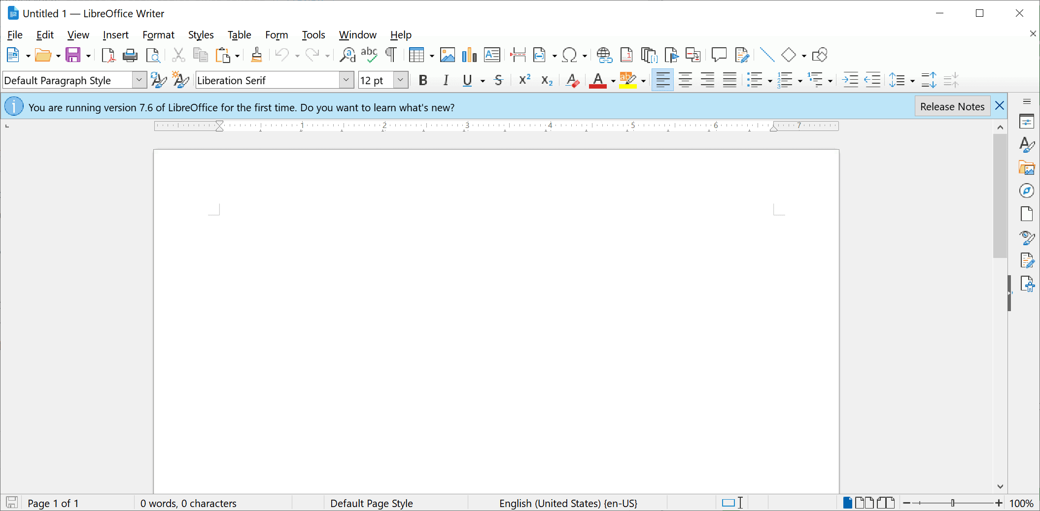 开源办公套件LibreOffice 7.6发布