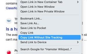 Firefox将支持在复制URL时删除跟踪参数