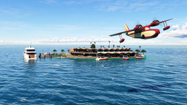 《微软模拟飞行》更新了加勒比地区画面