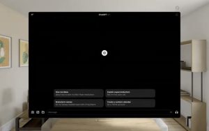 苹果智能头显Vision Pro获得了ChatGPT 应用程序