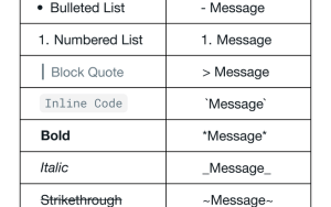 WhatsApp新功能：消息可格式化为列表、代码和引用块