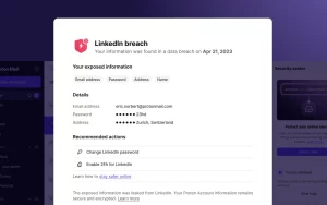 Proton Mail加入暗网数据泄露监控功能