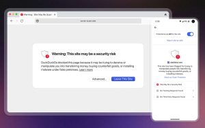 DuckDuckGo 浏览器已可拦截恐吓软件及欺诈性网站